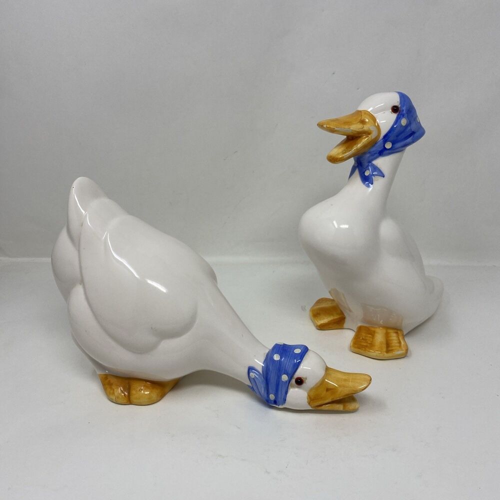 Vintage Artmark Geese Ceramic/ Porcelain Whimsical Farmhouse Cottagecore